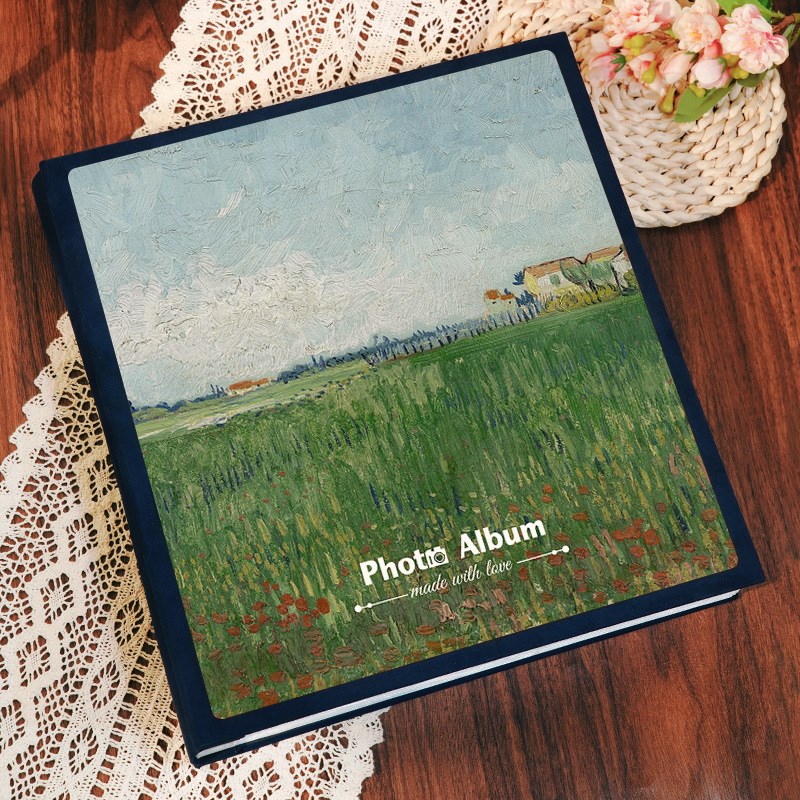 567寸情侣相册本纪念册家庭插页式大容量照片收纳影集混装高级感