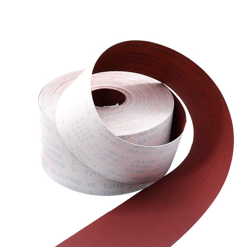 厂家红砂JB-5植绒软布卷 家具工艺品抛光打磨干湿两用砂纸卷