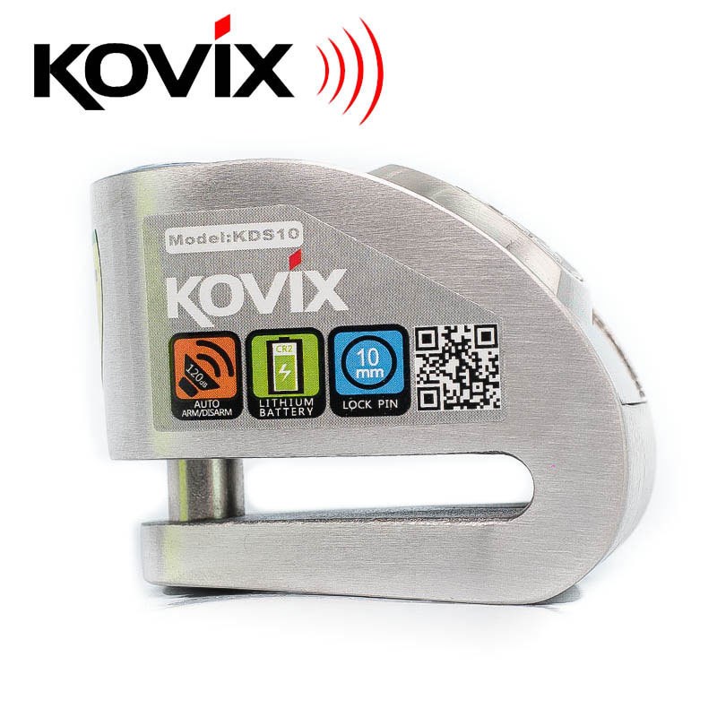 kovix KDS10摩托车碟刹锁智能报警防盗锁抗剪防撬防砸
