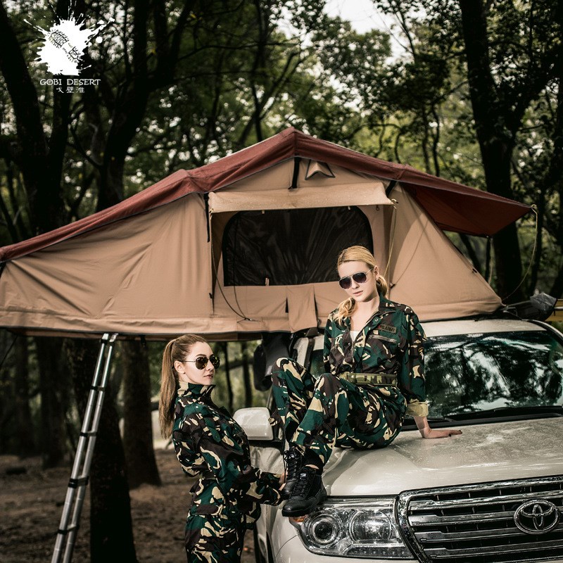 野营自驾游帐篷 戈壁滩帐篷  户外防水帐篷 1.9加厚款车顶帐篷