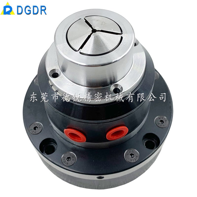 数控车床用气动卡盘后拉式GAL-15/W25小型旋转弹簧夹头座