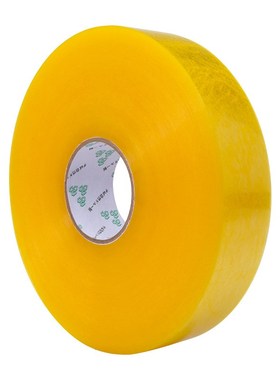 1000米大卷机用封箱胶带透明 打包机胶带4.5cm黄色封口胶布整箱