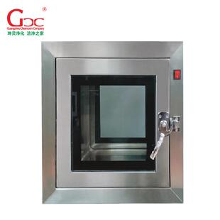 坤灵紫外灯机械互锁冷板烤漆不锈钢304/201传递窗工业级杀菌