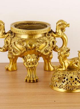 铜器黄铜天狗香炉天狗炉仿古宣德天狗铜香炉 天狗炉