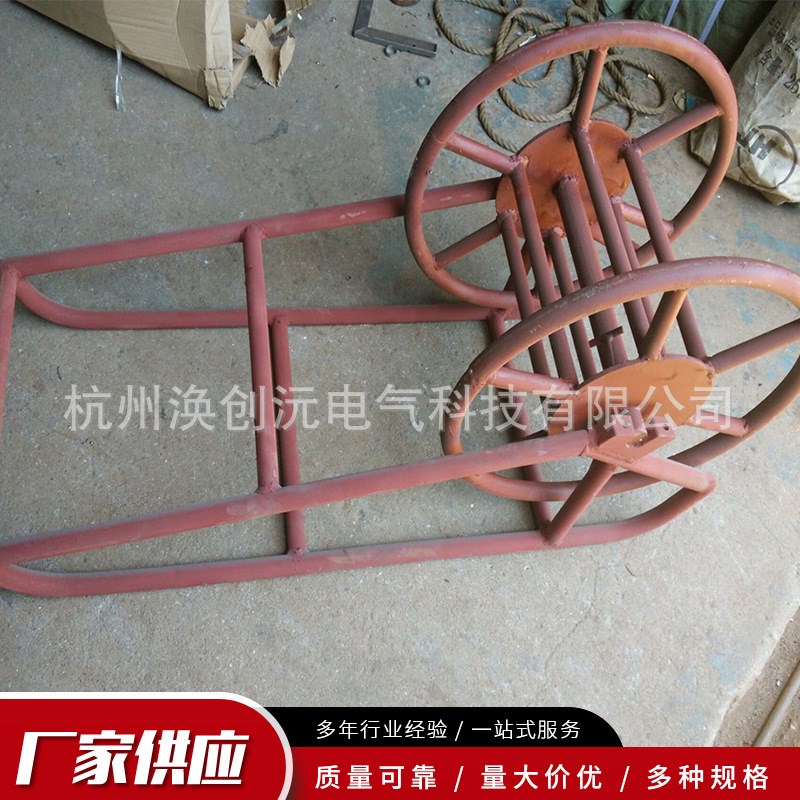 小规格盘装钢丝绳收放线盘 收放线架 钢丝绳线盘 钢丝绳线盘架