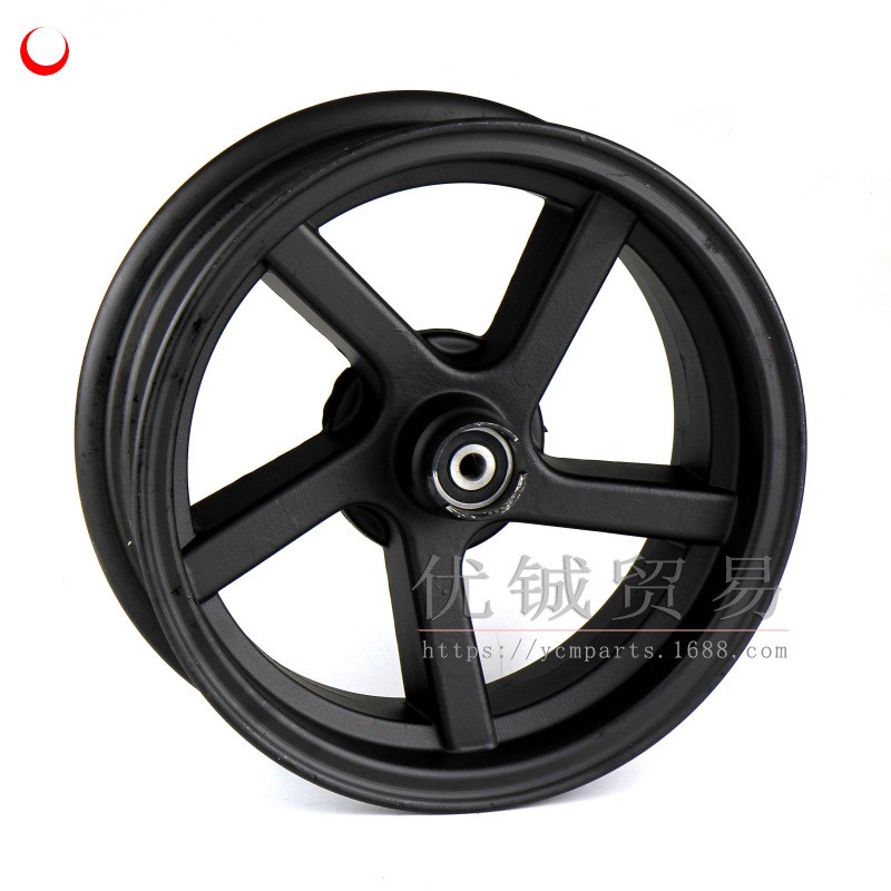 GY6 150摩托车轮毂电摩助力车BWS城市铁男山猫前铝合金铝轮钢圈