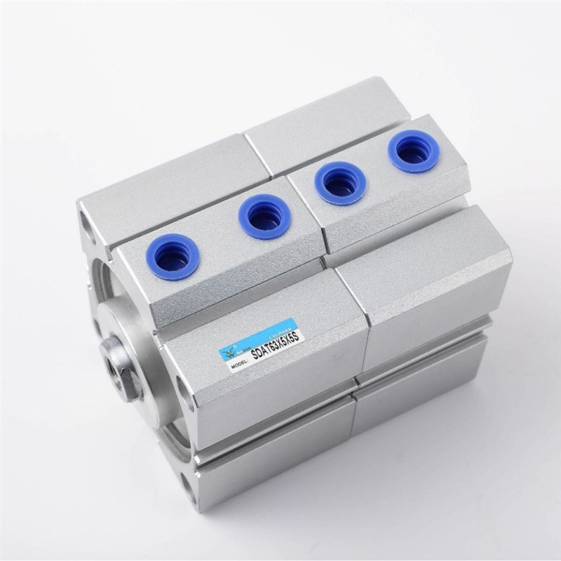 薄型增压多位置双行程倍力气缸SDAT32/40/50/63-10/20/25/30/40-S