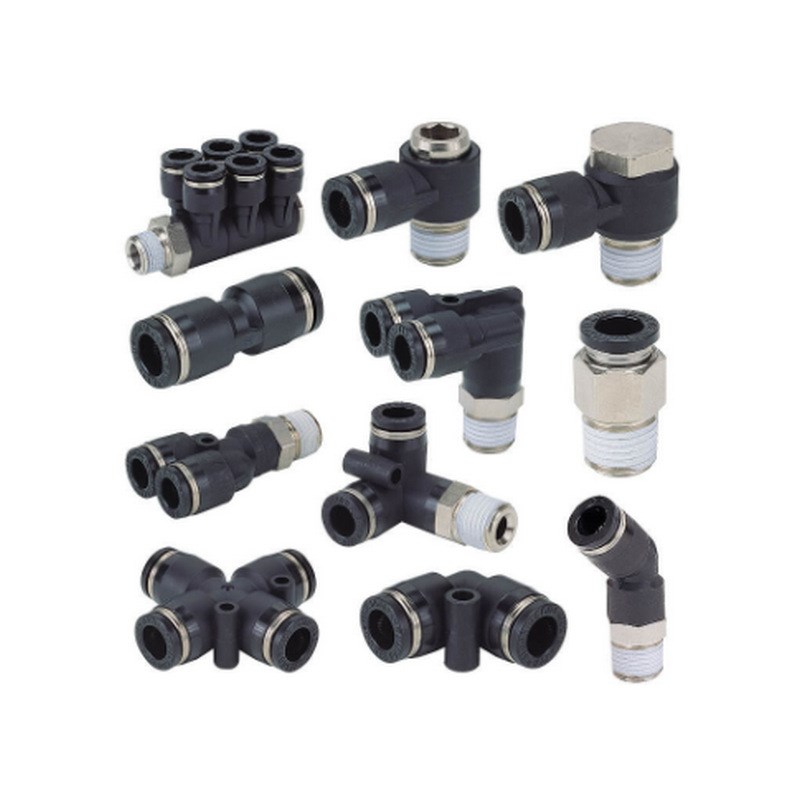 PISCO快速接头POL10-03匹士克L型肘接气管接头JSC4-M5AT