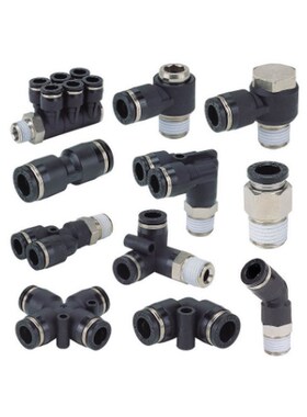 PISCO快速接头POL10-03匹士克L型肘接气管接头JSC4-M5AT