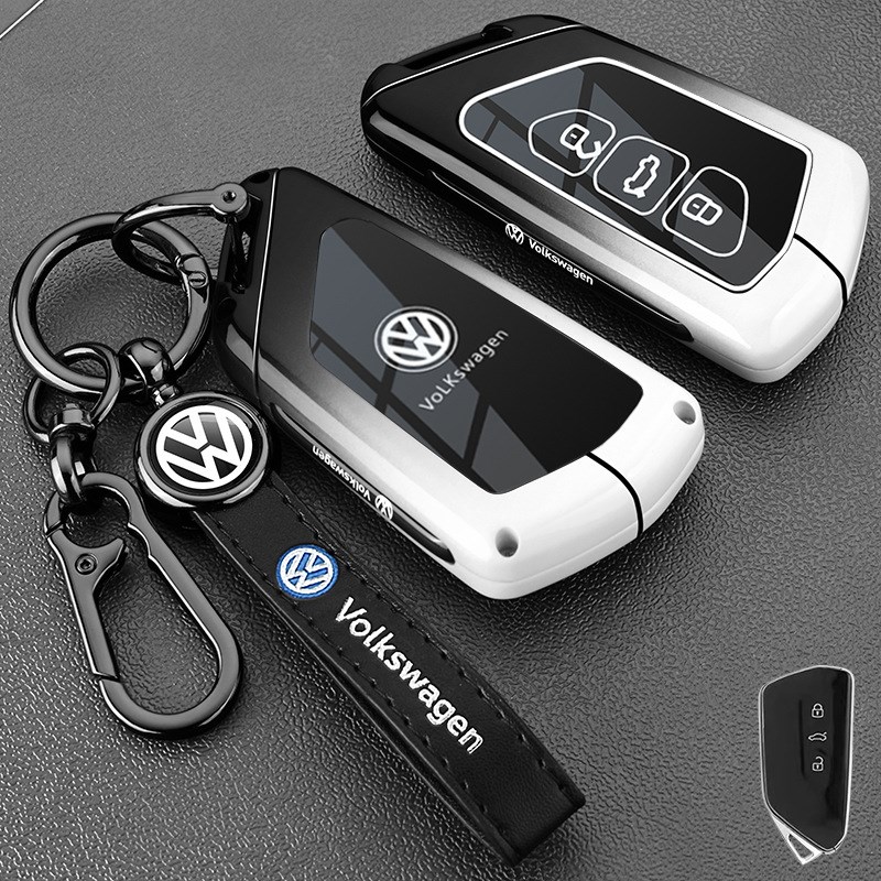 适用于2024新款大众途观LPro钥匙套17-24款途观L/pro汽车金属扣壳