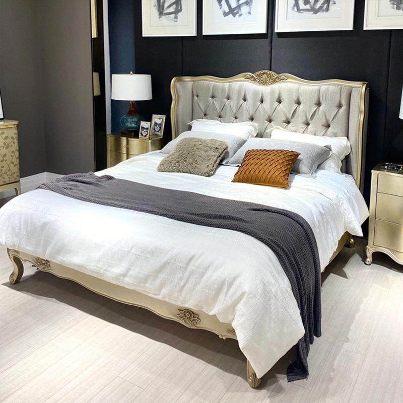 美式轻奢实木雕花公主床主卧双人床软包布艺1.8米法式奢华宫廷床,纺织面料/辅料/配套,纺织机械配件,淘宝优惠券,粉丝福利购,淘宝优惠卷