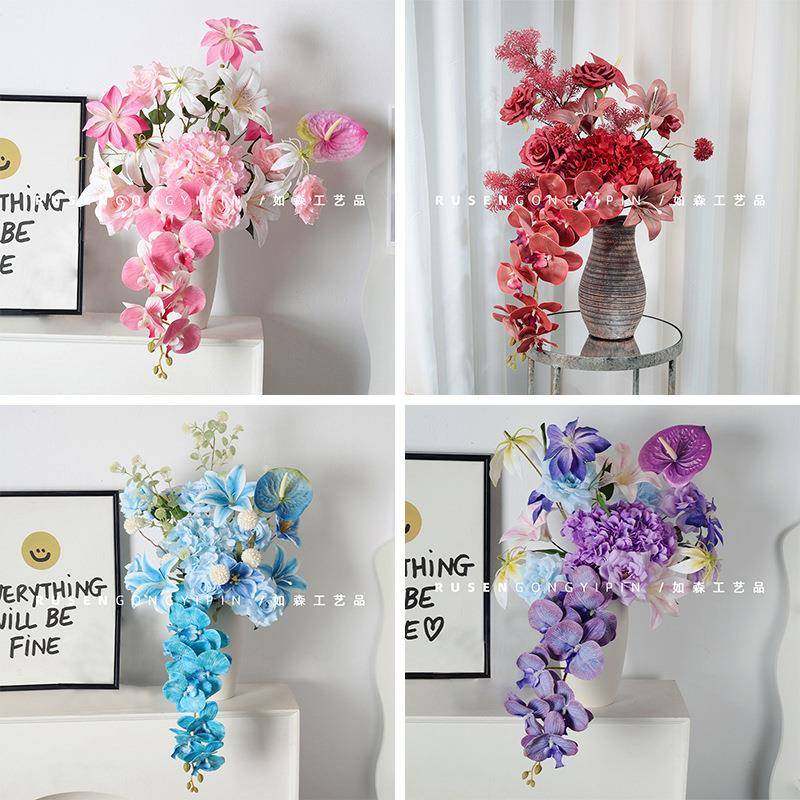 设计师搭配轻奢莫奈风蝴蝶兰仿真花组合假花束婚庆家居装饰高级感,机械设备,其他机械设备,淘宝优惠券,粉丝福利购,淘宝优惠卷