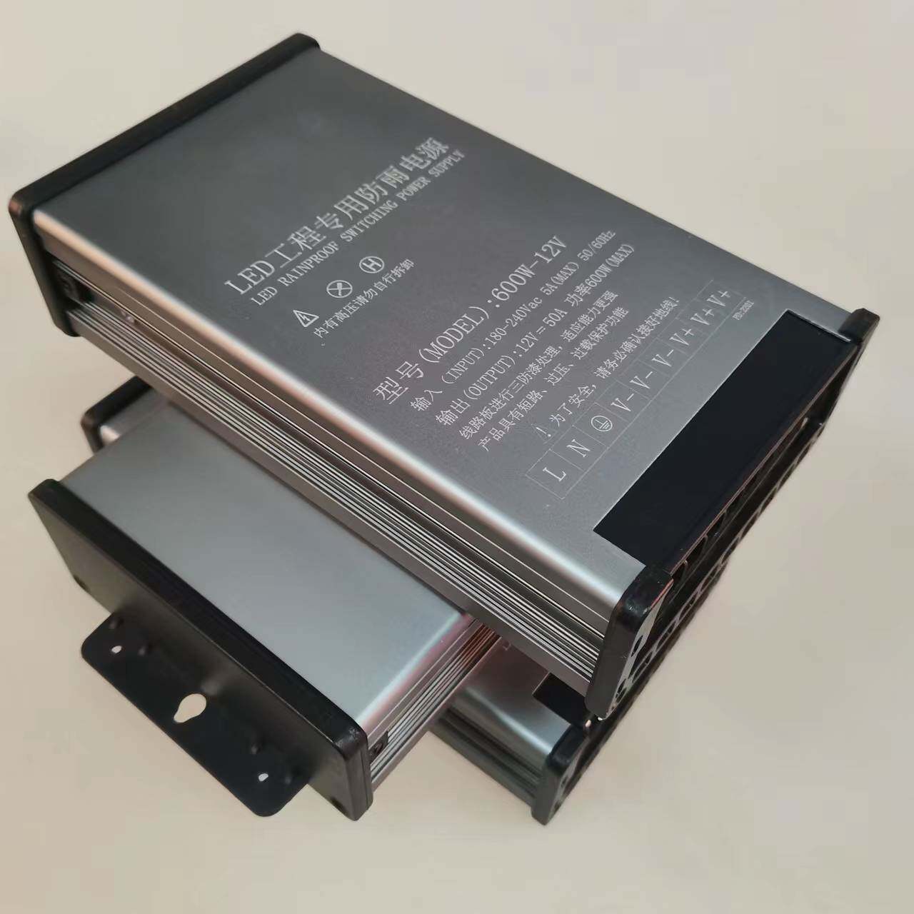 厂家批发户外灯箱开关电源12V600W电源防雨电源灯带招牌电源