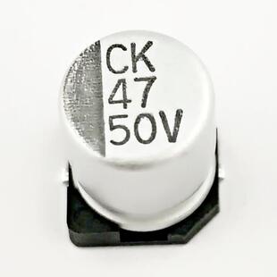 贴片铝电解电容47UF50V6.3*7.7SMD铝电解电容生产