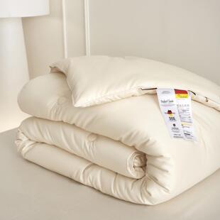 暖~80S全棉山宁泰德绒秋冬被子轻盈保暖不透风被芯实体品单双人被