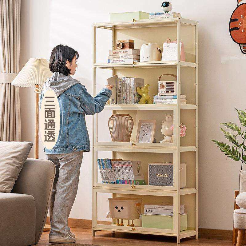A8L奶油风书柜简约防尘亚克力卧室储物柜家用儿童多层组合款落地,农机/农具/农膜,其它农用工具,淘宝优惠券,粉丝福利购,淘宝优惠卷