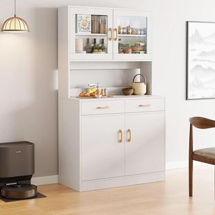 酒柜现代简约餐边柜客厅靠墙家用餐厅储物柜高立式厨房橱柜碗柜子