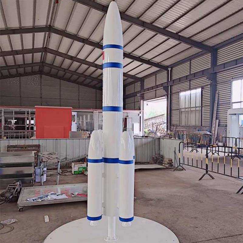 户外铁艺航空火箭卫星探测车模型仿真道具科技展览馆美陈装饰摆件