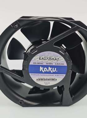 原装KAKU卡固KA1725XA2BALL双滚珠轴17250.28A220V风扇轴流风机