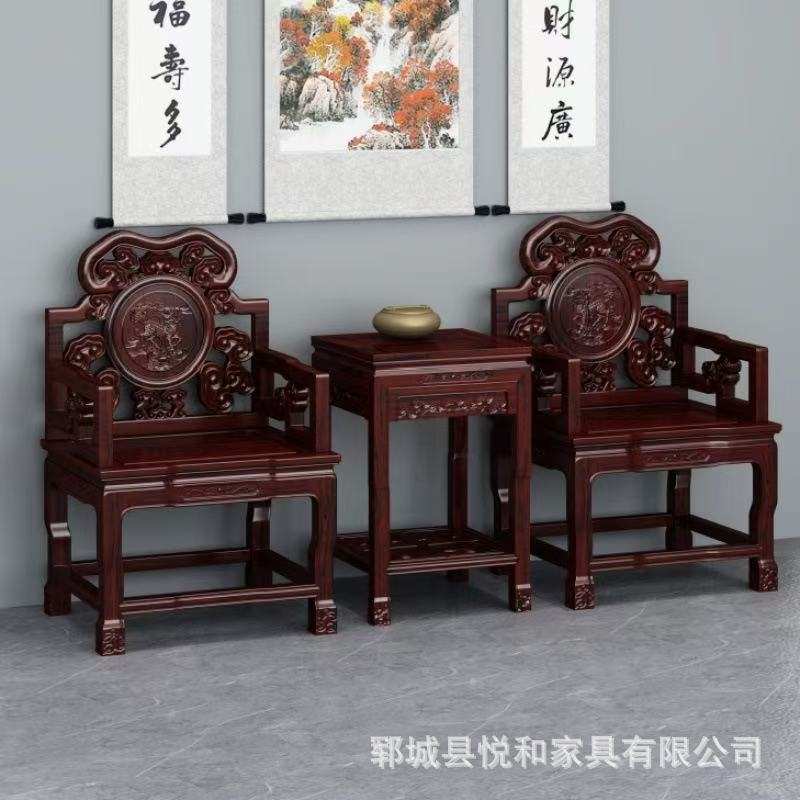 老榆木中堂六件套实木长条供桌古典中式堂屋家具农村佛台翘头桌