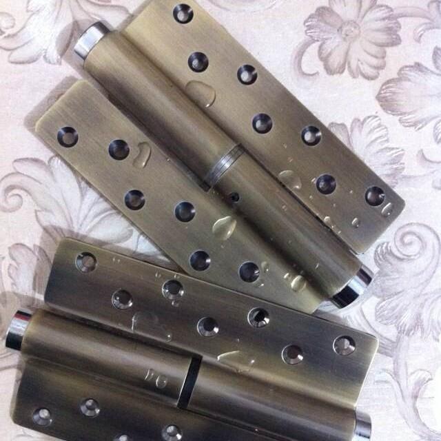 兰玛青古铜色隐形门合页闭门器液压缓冲定位合页闭门器