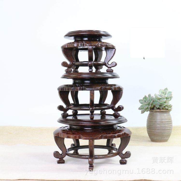 黑紫檀实木瓷器盆景文玩底座木质圆形小花几玉器木雕花瓶摆件底座,农用物资,其他肥料,淘宝优惠券,粉丝福利购,淘宝优惠卷
