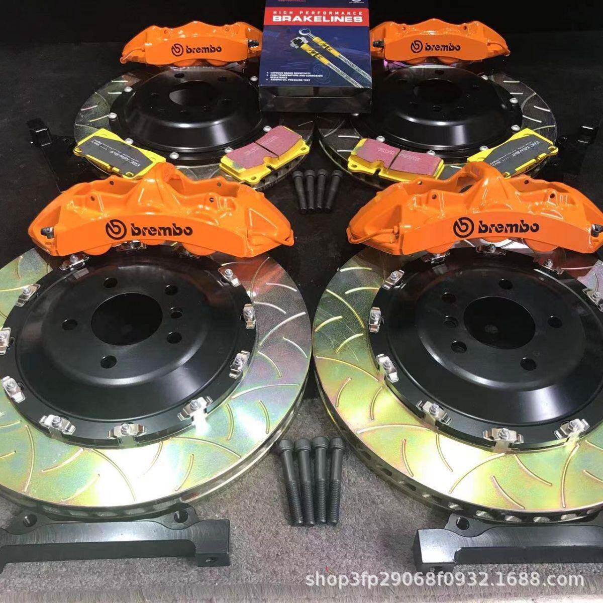 适用布雷博Brembo刹车卡钳原厂前六后四大六套装18寸以上轮毂安装