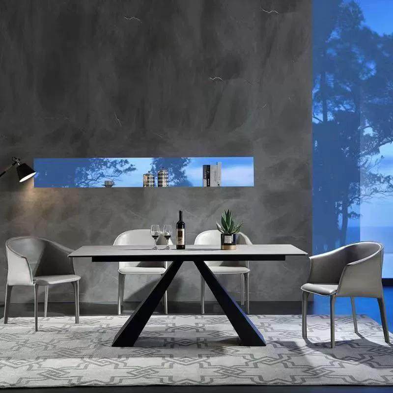 轻奢岩板餐桌黑色x型腿餐桌家用餐桌椅2024新款高级饭桌简约现代,节庆用品/礼品,新娘配件,淘宝优惠券,粉丝福利购,淘宝优惠卷