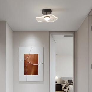 过道灯日式简约走廊楼梯阳台衣帽间门厅入户玄关全铜荷叶吸顶灯