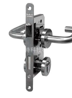 DORMAKABA德国多玛304#不锈钢防火门锁U型执手锁办室门锁