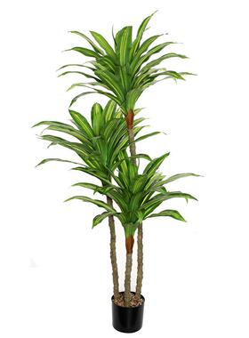 仿真巴西铁树PE软胶材质150cm仿真树绿色植物盆栽场景装扮