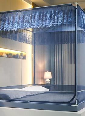 A6L套床垫蚊帐无底公主风三门儿童防摔1.5m/1.8x2乘两米二拉链床