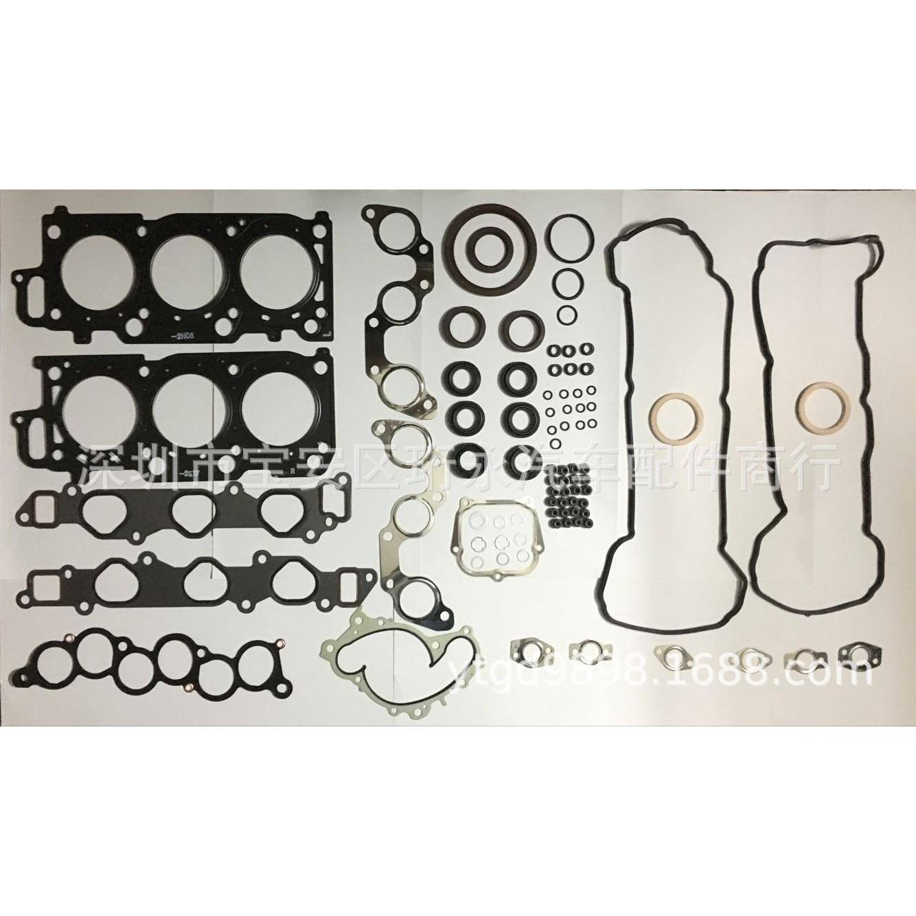 汽配店供应1MZ-FE/RX300金属汽缸垫发动机大修包OE:04111-0A020