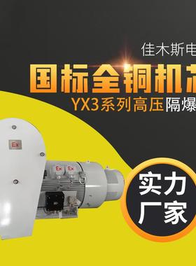 佳木斯电机马达YX3高压电动机隔爆型三相异步110/132/160/185kw