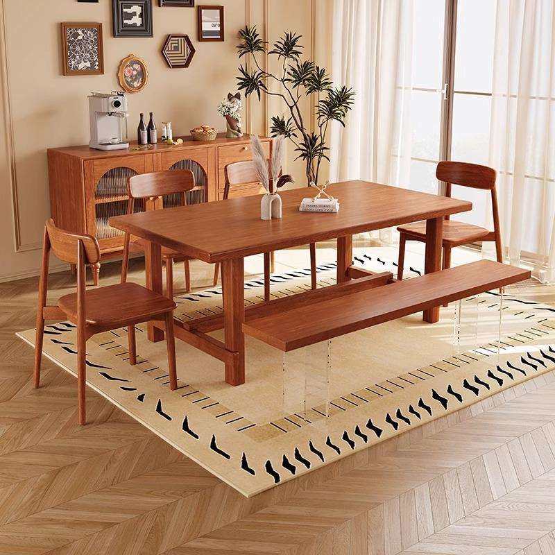 中古风实木长方形餐桌茶桌两用法式小户型家用饭桌复古餐桌椅组合,玩具/童车/益智/积木/模型,毛绒/玩偶/公仔/布艺类玩具,淘宝优惠券,粉丝福利购,淘宝优惠卷