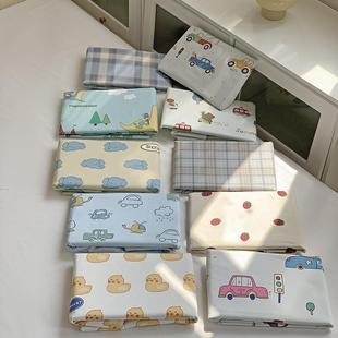 60支全棉长绒棉A类学生宿舍床单被套三件套纯棉卡通幼儿园床品