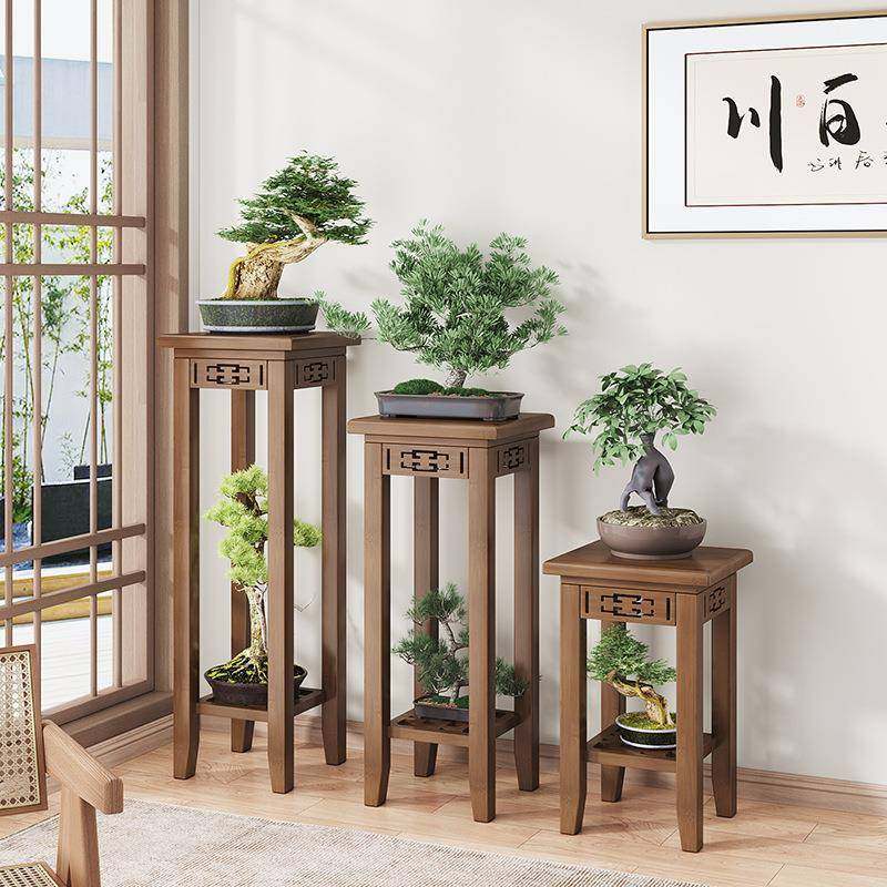 室内落地花台复古花几实木中式花架置物架客厅绿萝花架子竹花盆架,机械设备,其他机械设备,淘宝优惠券,粉丝福利购,淘宝优惠卷