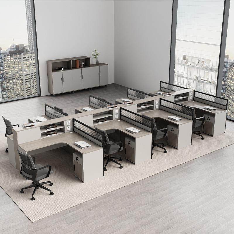 简约办公家具职员办公桌椅组合工位财务L型员工办公桌卡位屏风,收纳整理,烫衣板及配件,淘宝优惠券,粉丝福利购,淘宝优惠卷