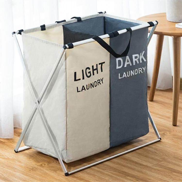 北欧风简约脏衣篮换洗衣物收纳筐可折叠收纳筐玩具筐防水遮尘,收纳整理,烫衣板及配件,淘宝优惠券,粉丝福利购,淘宝优惠卷