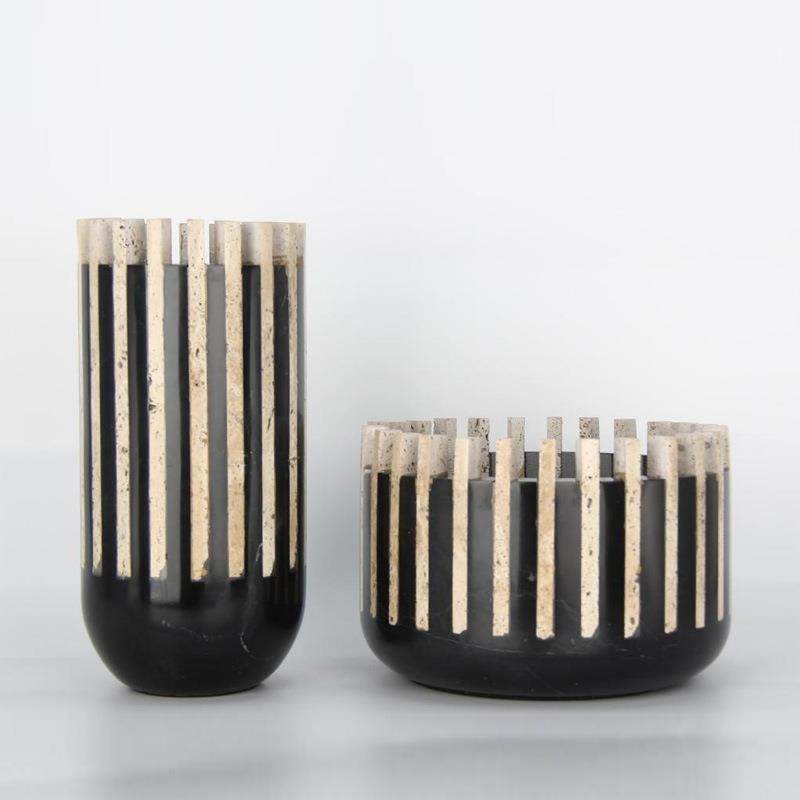 现代客厅大理石花瓶摆件欧式创意轻奢简约样板房花艺摆设插花花器,纺织面料/辅料/配套,纺织机械配件,淘宝优惠券,粉丝福利购,淘宝优惠卷