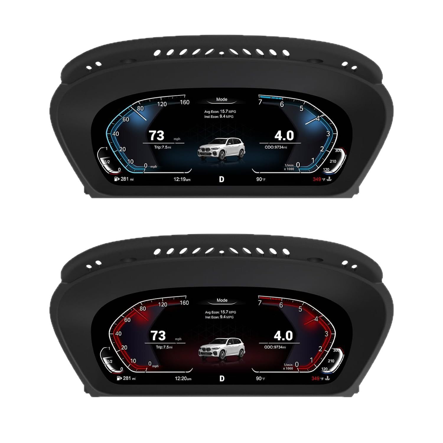 适用于宝马E60/E70/E71宝马老5系X5X6改装升级液晶仪表
