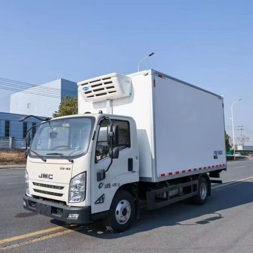 蓝牌厢式货运冷藏车冷藏车4米江铃凯运蓝牌C证可开可按揭分期