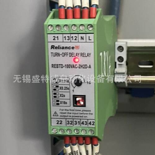 4周发货原装REBTD-100VAC-2H2D-A断电延时继电器