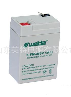 现货供应威达weida蓄电池6V4AH3-FM-4铅酸免维护蓄电池