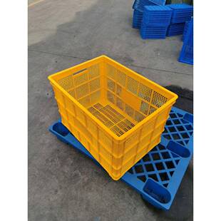 755筐外径810*570*505mm大号镂空周转箱筐塑料大筐服装装运筐