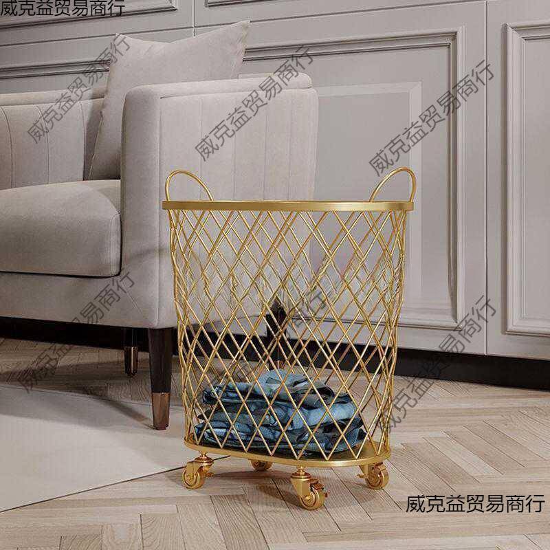 北欧浴室脏衣篓洗衣篮垃圾桶衣物玩具收纳蓝脏衣服收纳框一件包邮