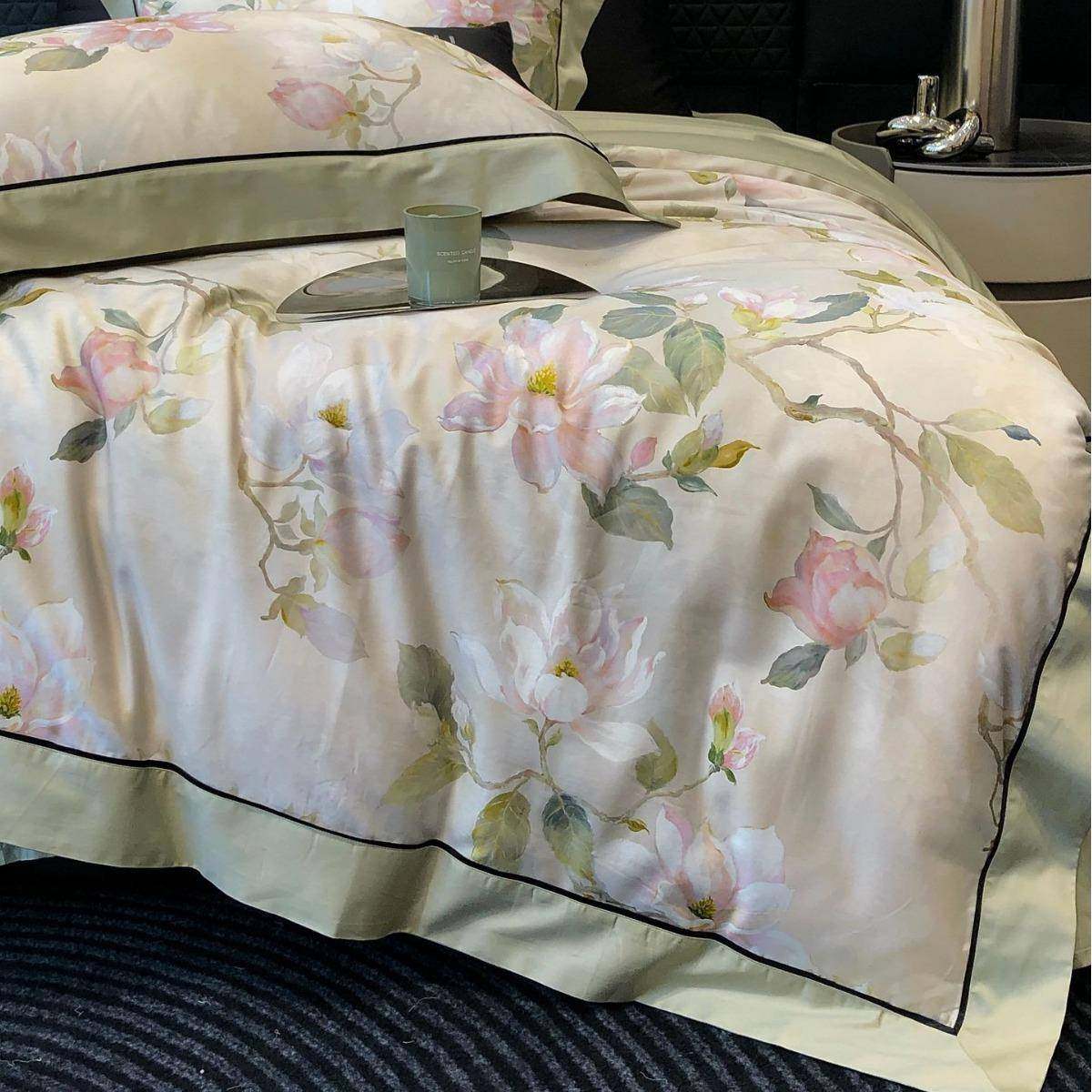 田园风数码印花100S长绒棉床单四件套全棉纯棉被套罩裸睡床上用品,收纳整理,烫衣板及配件,淘宝优惠券,粉丝福利购,淘宝优惠卷