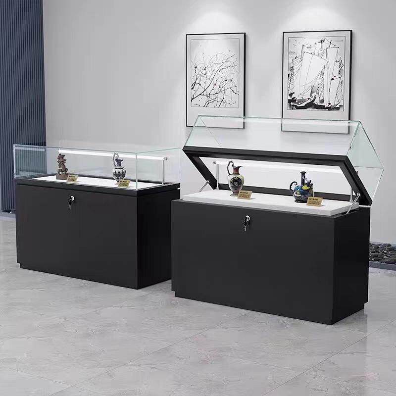 烤漆展示柜办公场所店铺陈列展品展示柜台博物馆纪念馆玻璃展示柜