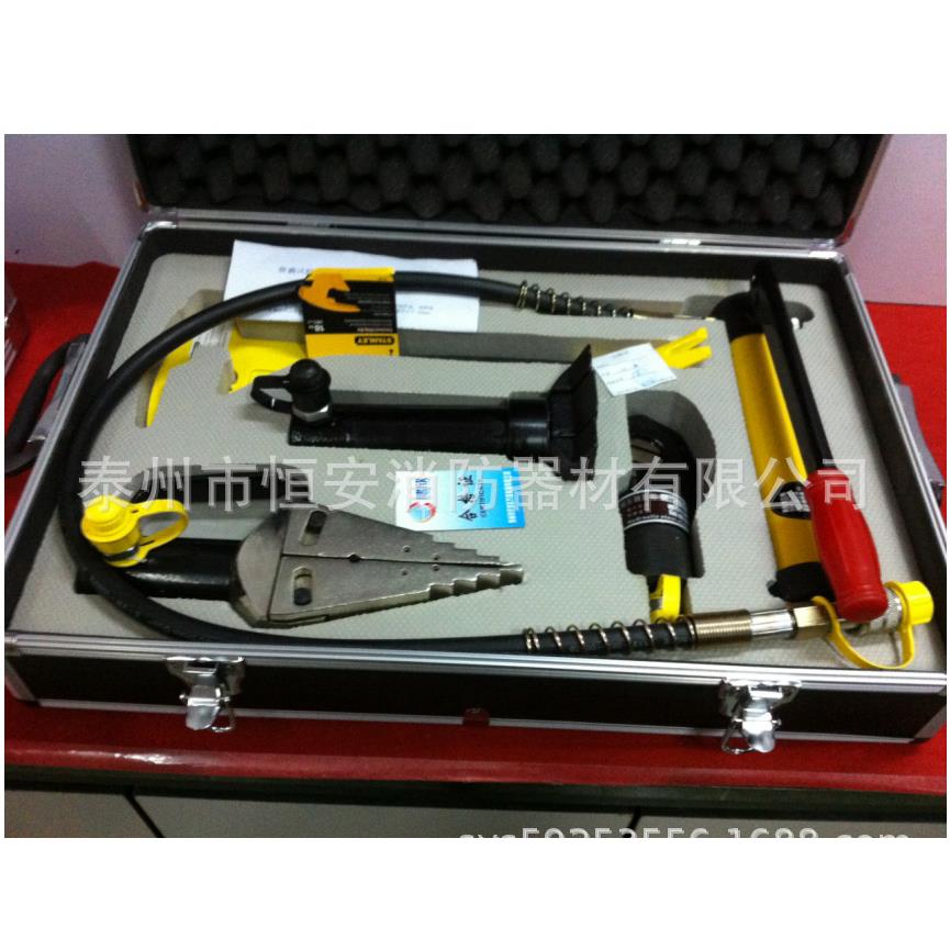 便携式防盗门破拆工具组 背负式便携防盗门破拆工具组液压开门器