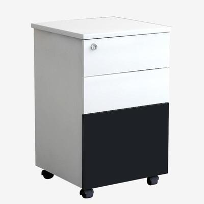 活动资柜办屉公家具移动落地式文件柜储物矮柜办公室三HDG-3542抽